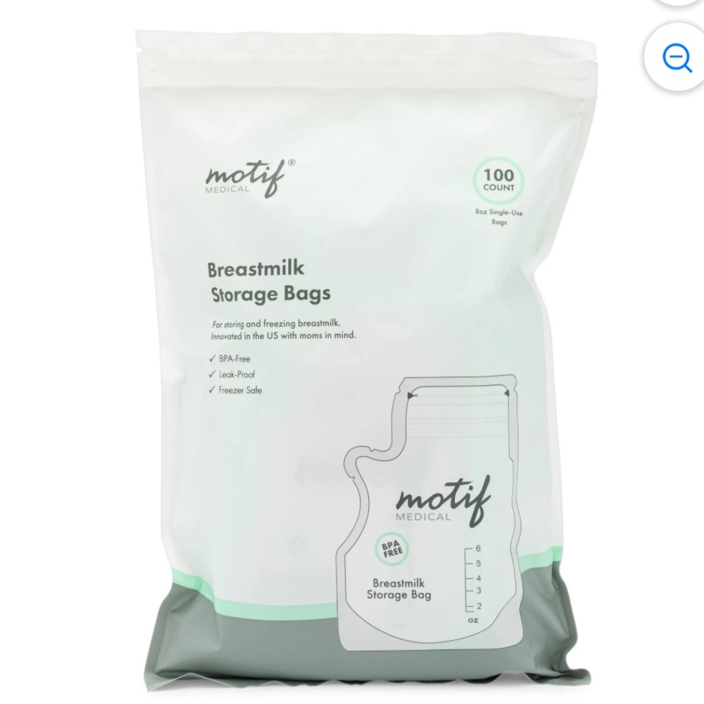 Motif Breastmilk Storage Bags